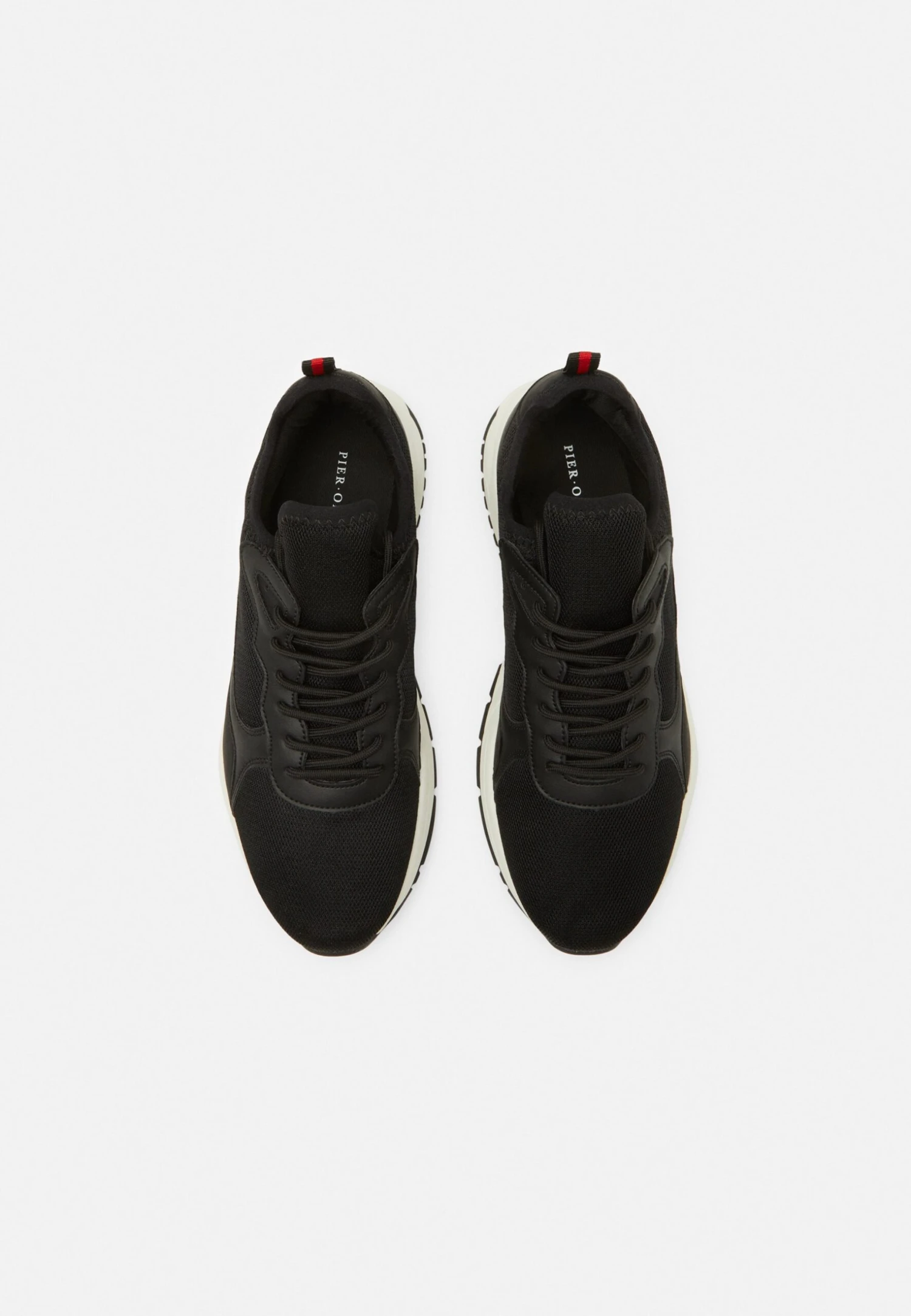 Pier One Unisex - Sneakers Laag - Black/White 6 Pier One Unisex - Sneakers Laag - Black/White - Afbeelding 4