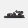 Pier One Unisex - Sandalen - Black -Pier One Verkoopwinkel 13f4e0e6a67e4656940045ec37d8b11b