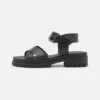 Pier One Leather - Sandalen - Black 2 Pier One Leather - Sandalen - Black -Pier One Verkoopwinkel 2a3272ea82f840aab7f57e9006195aa6