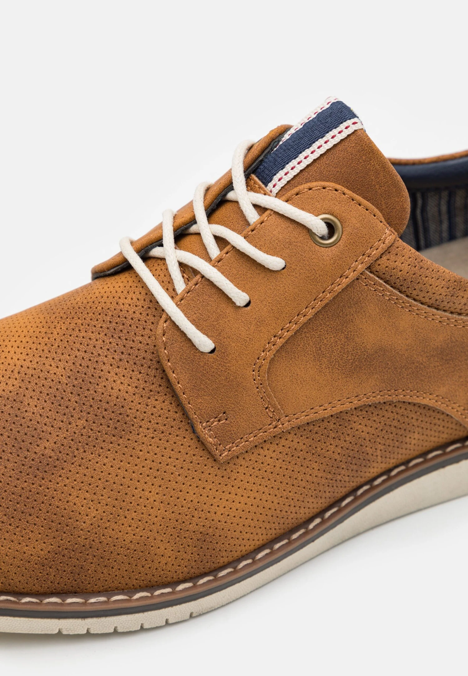 Pier One Sportieve Veterschoenen - Cognac 8 Pier One Sportieve Veterschoenen - Cognac - Afbeelding 6