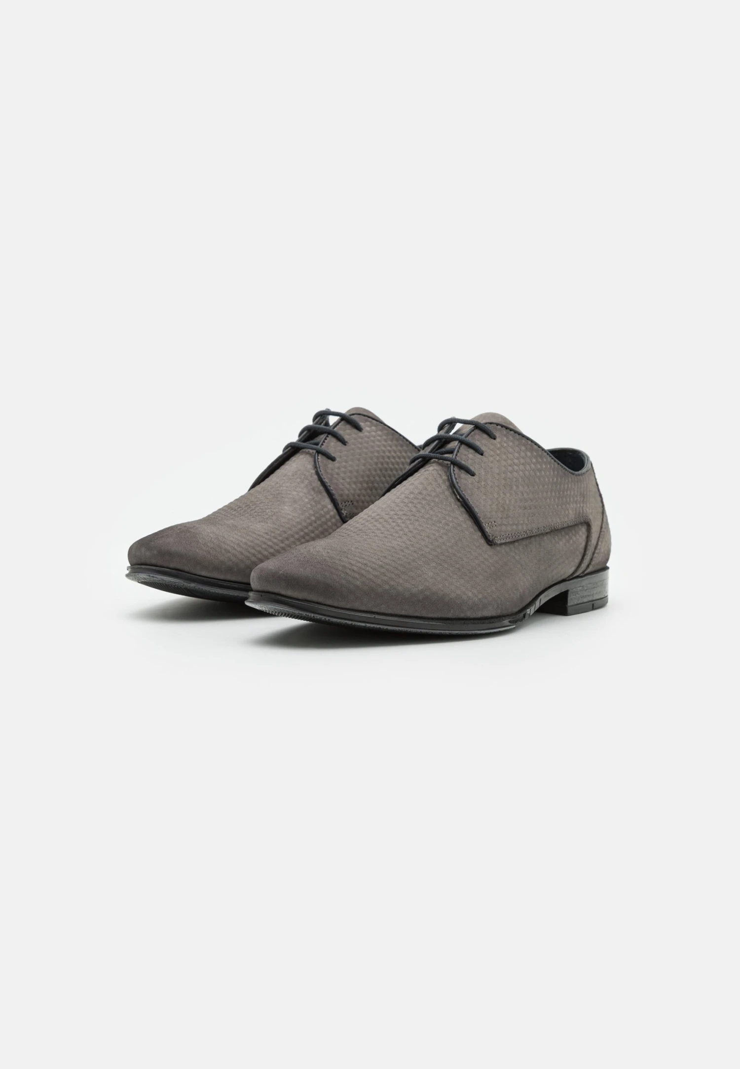 Pier One Leather - Veterschoenen - Dark Grey 4 Pier One Leather - Veterschoenen - Dark Grey - Afbeelding 2