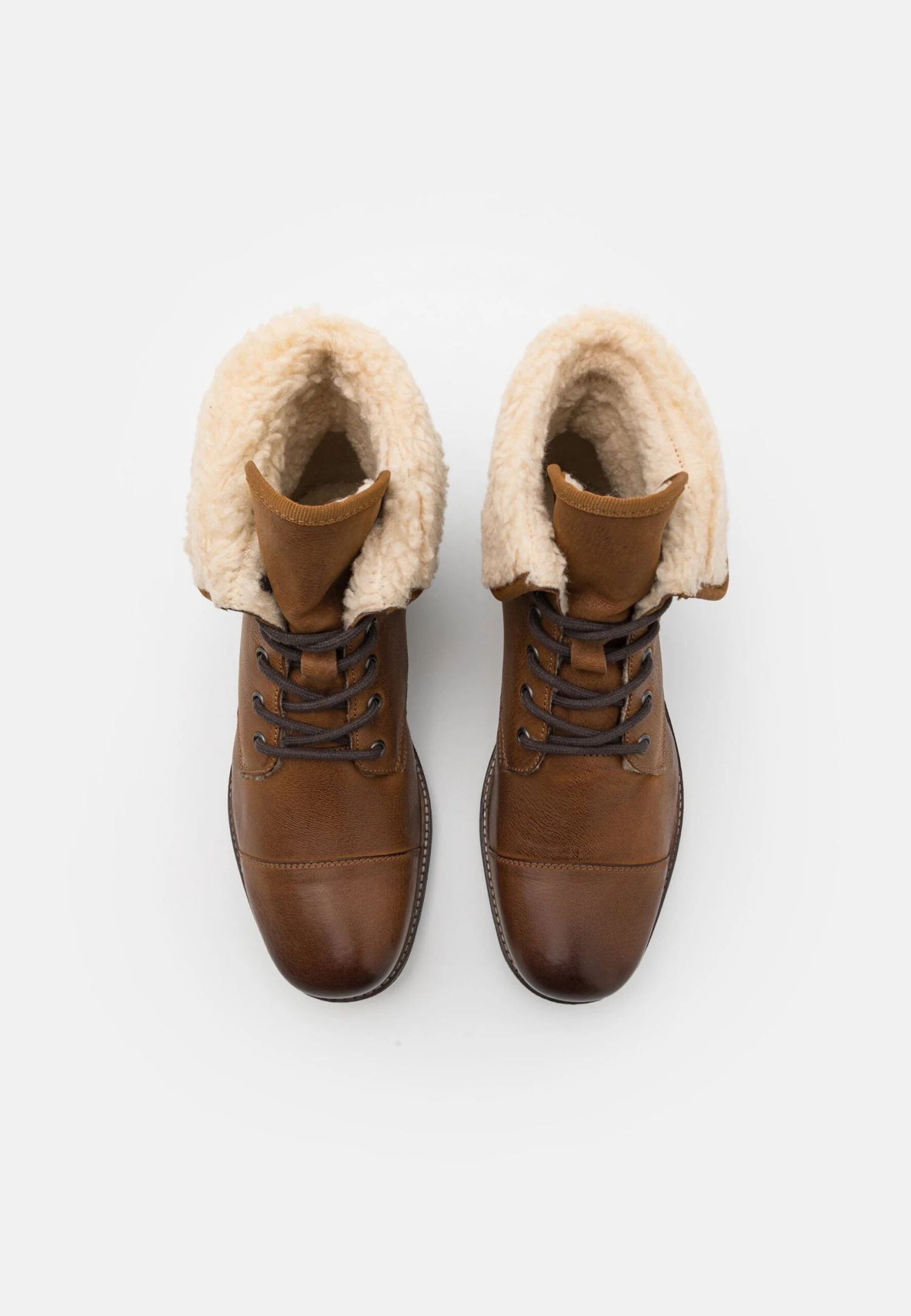 Pier One Leather - Veterboots - Camel 6 Pier One Leather - Veterboots - Camel - Afbeelding 4