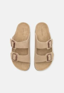 Pier One Leather Unisex - Pantoffels - Beige -Pier One Verkoopwinkel 658db7c748df48419a27fd940a9ac1ce