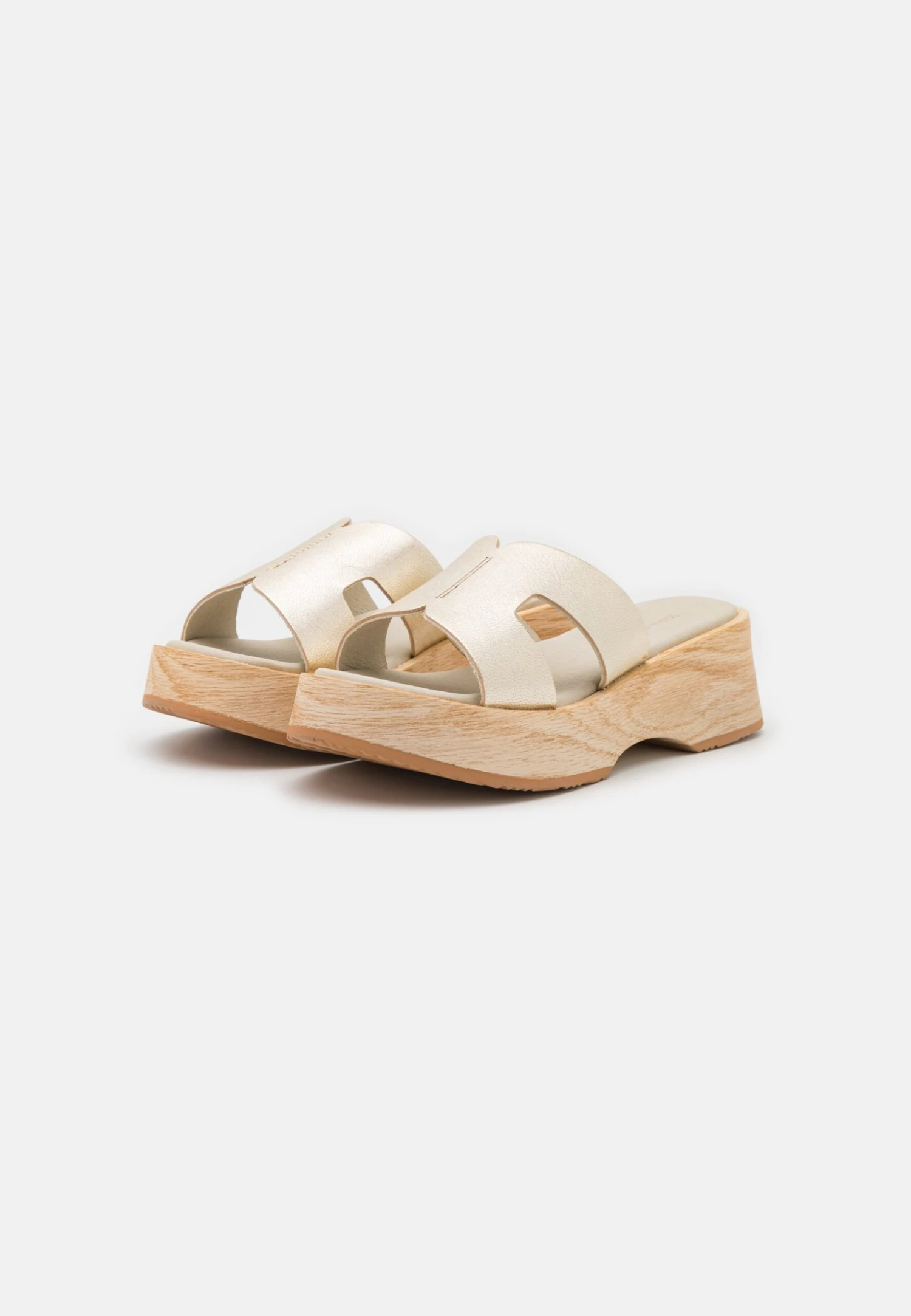 Pier One Leather - Clogs - Gold 5 Pier One Leather - Clogs - Gold - Afbeelding 3