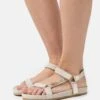 Pier One Leather - Sandalen - Beige 2 Pier One Leather - Sandalen - Beige -Pier One Verkoopwinkel 760e88b5744641bfbcf56352633f0837
