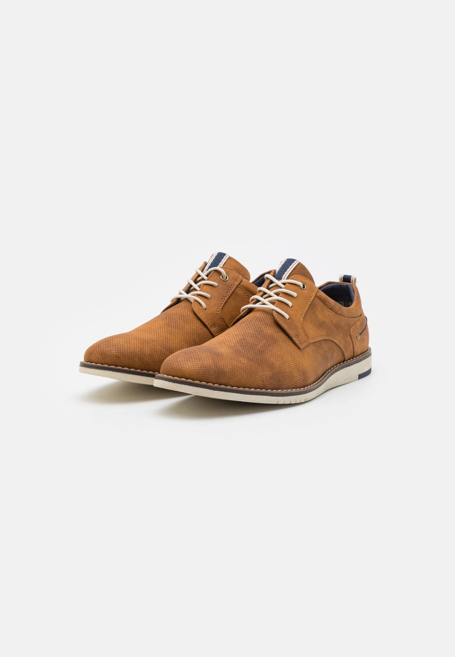 Pier One Sportieve Veterschoenen - Cognac 4 Pier One Sportieve Veterschoenen - Cognac - Afbeelding 2