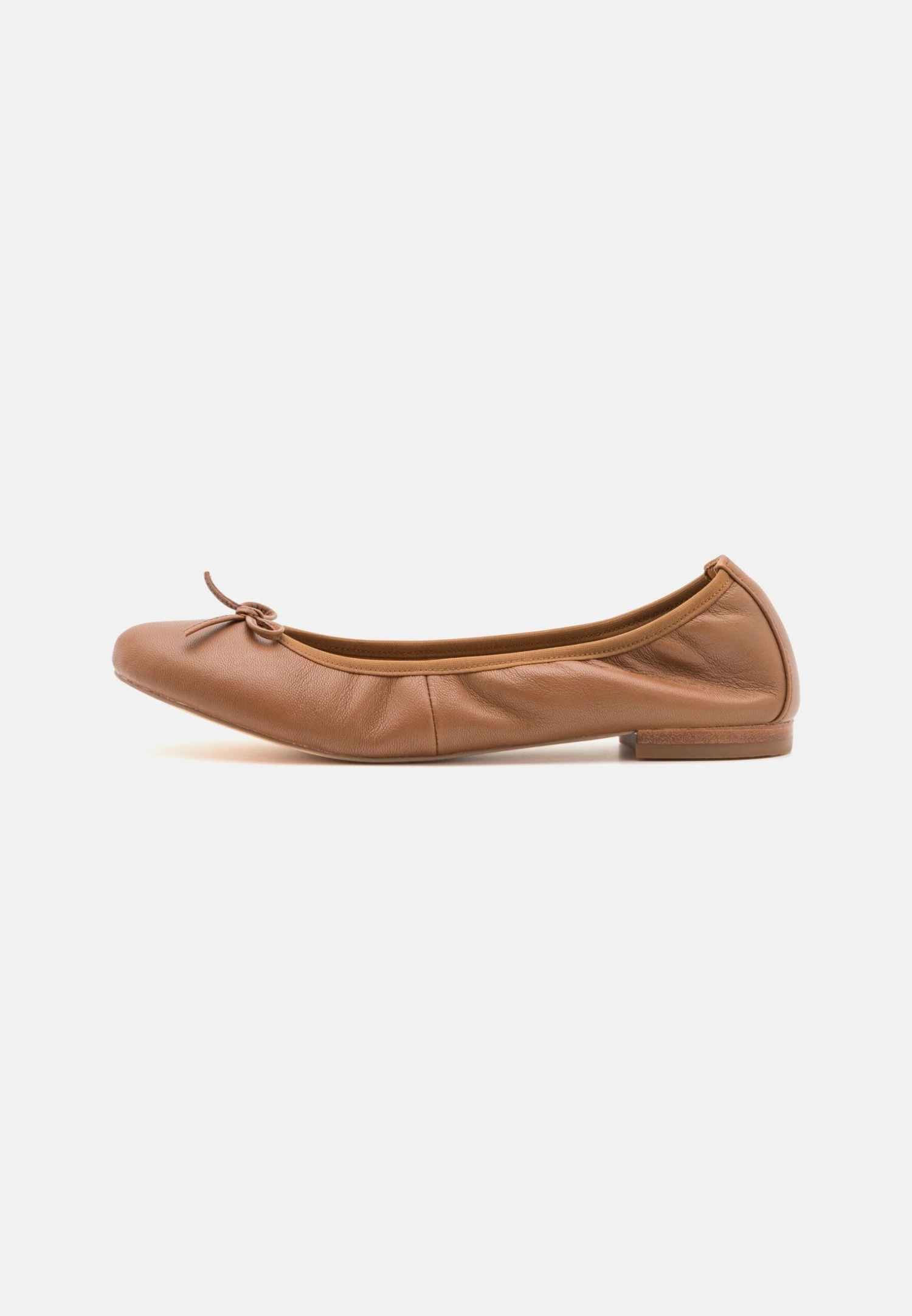 Pier One Leather - Ballerina'S - Cognac 4 Pier One Leather - Ballerina'S - Cognac - Afbeelding 2