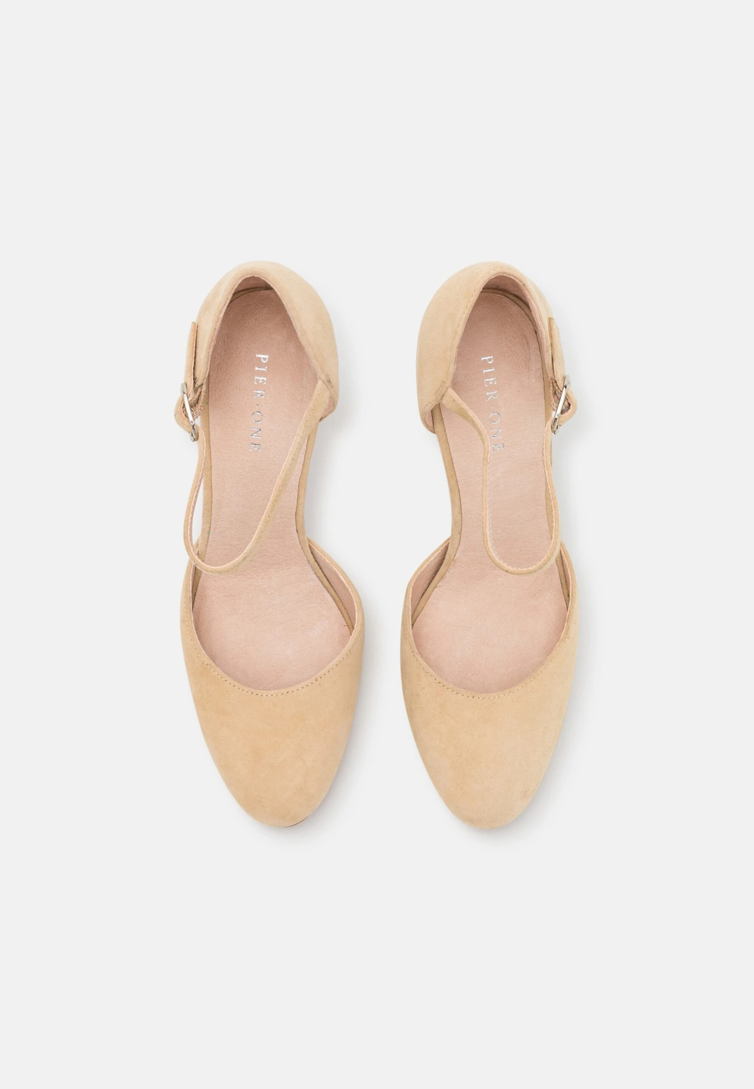 Pier One Leather- Klassieke Pumps - Beige 8 Pier One Leather- Klassieke Pumps - Beige - Afbeelding 6