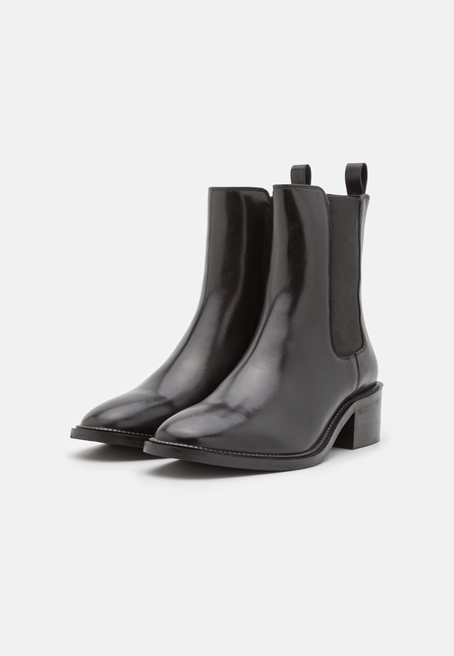 Pier One Leather- Korte Laarzen - Black 5 Pier One Leather- Korte Laarzen - Black - Afbeelding 3