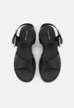 Pier One Leather - Sandalen - Black 11 Pier One Leather - Sandalen - Black -Pier One Verkoopwinkel d342e7cd794d4e4a9a74fdaaf4297a3f
